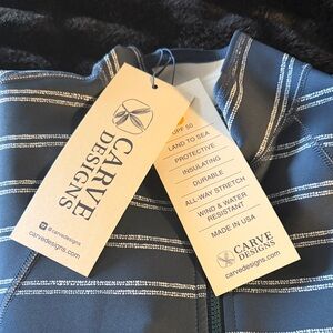 Carve Designs NWT NAVY WHITE NEOPRENE LIGHT WEIGHT JACKET